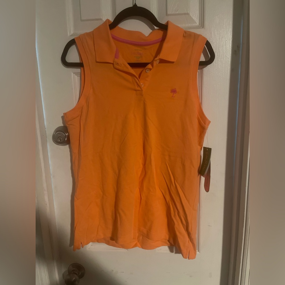 Lilly Pulitzer collared tank top